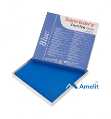 Хустки для коффердаму латексні Dental Dam, сині (Sanctuary), 36 шт./пак.